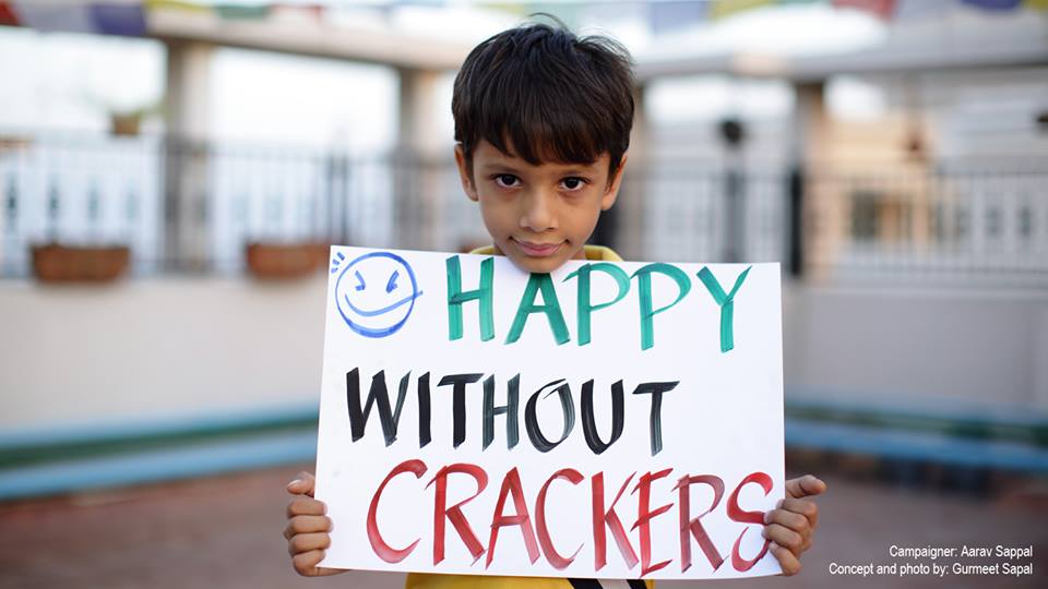 diwali 2014, go green, say no to crackers, pollution, save earth, india