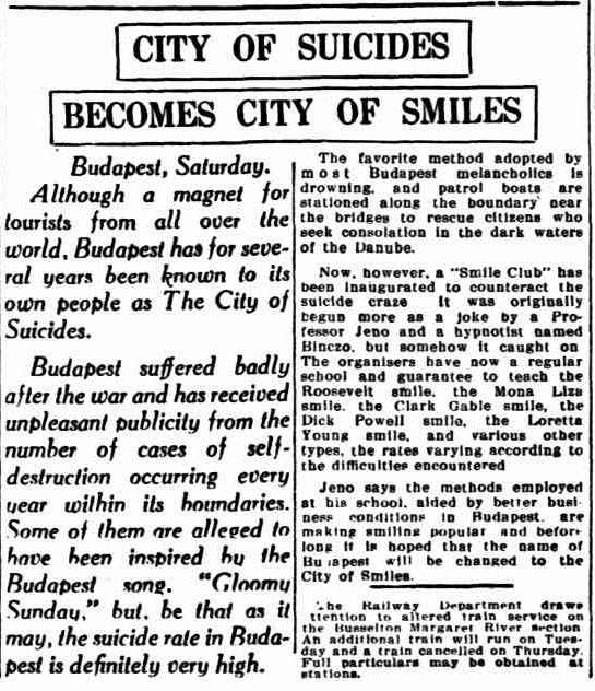 How Budapest Became A City of Smiles From City of Suicides in 1930's  Hungary History (6)
