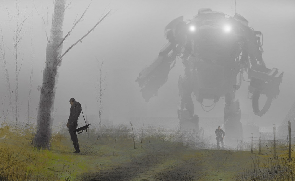 Robot in the fog