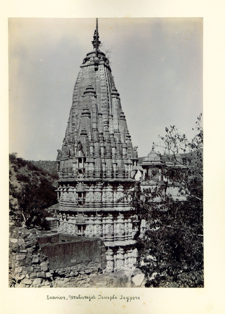 Exterior of Maharaja's temple, 1900