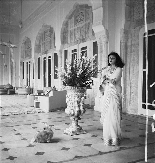 Gayatri Devi pictured by Cecil Beaton in 1940