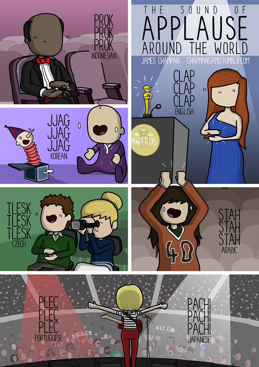 Applause in other languages