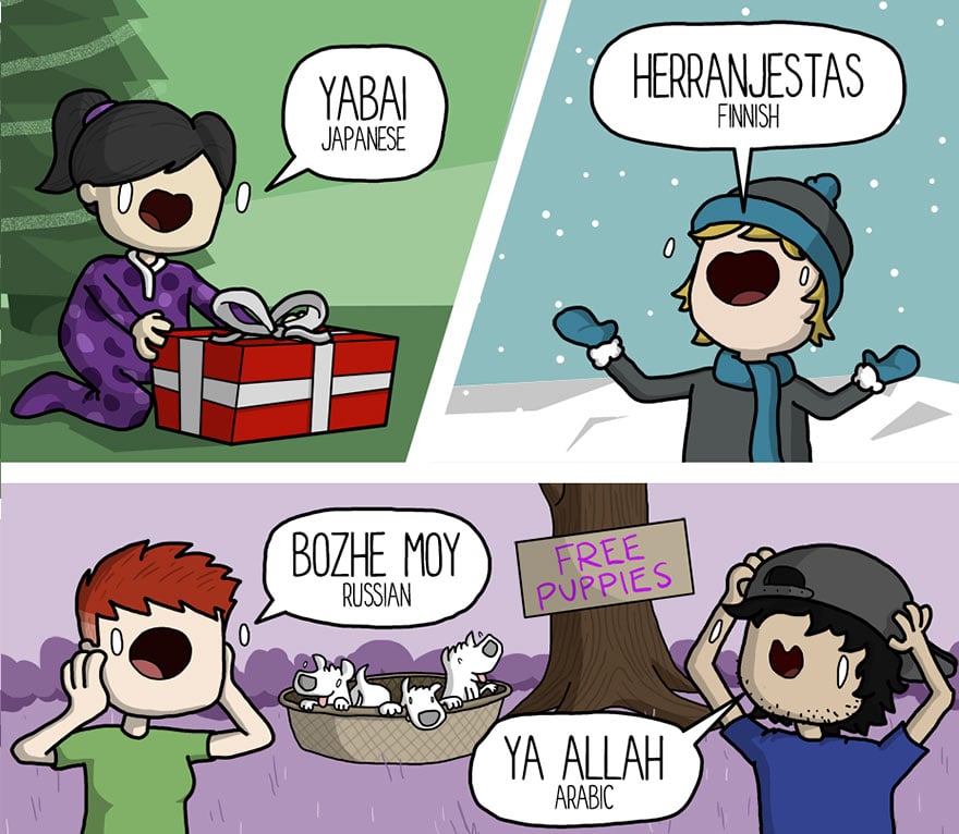 Joy in different languages