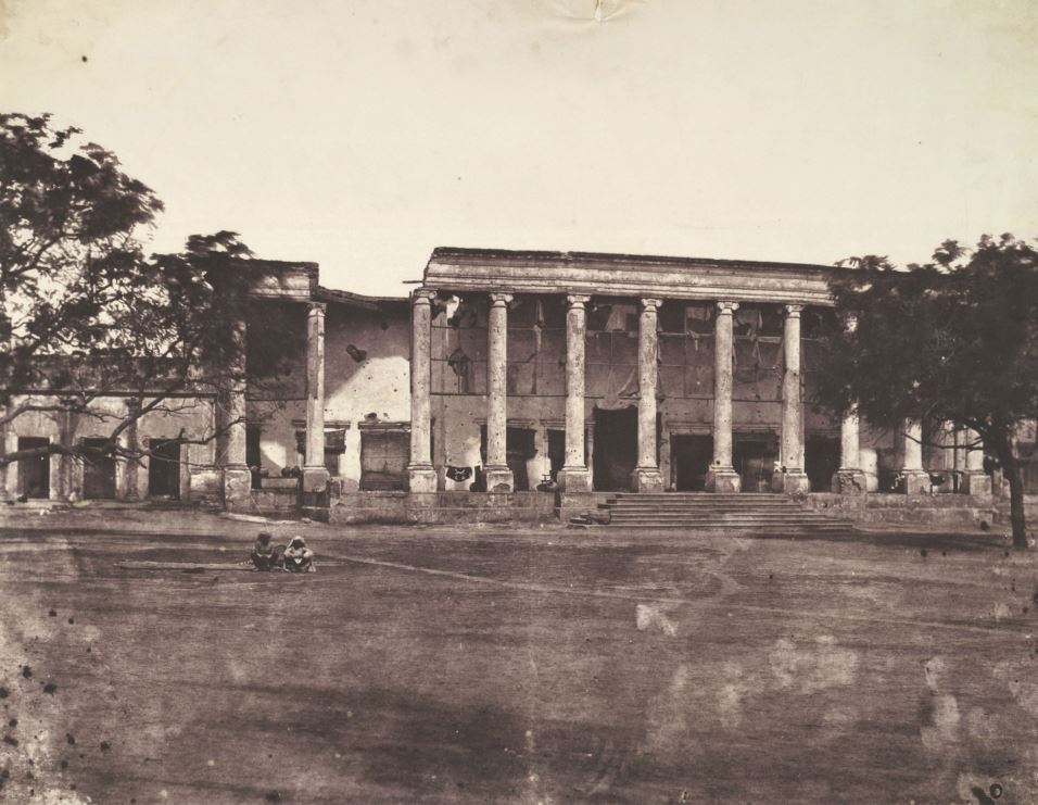 College Building in Delhi, Damaged by Indian Mutiny of 1857 Photograph Taken by Dr. John Murray in 1858