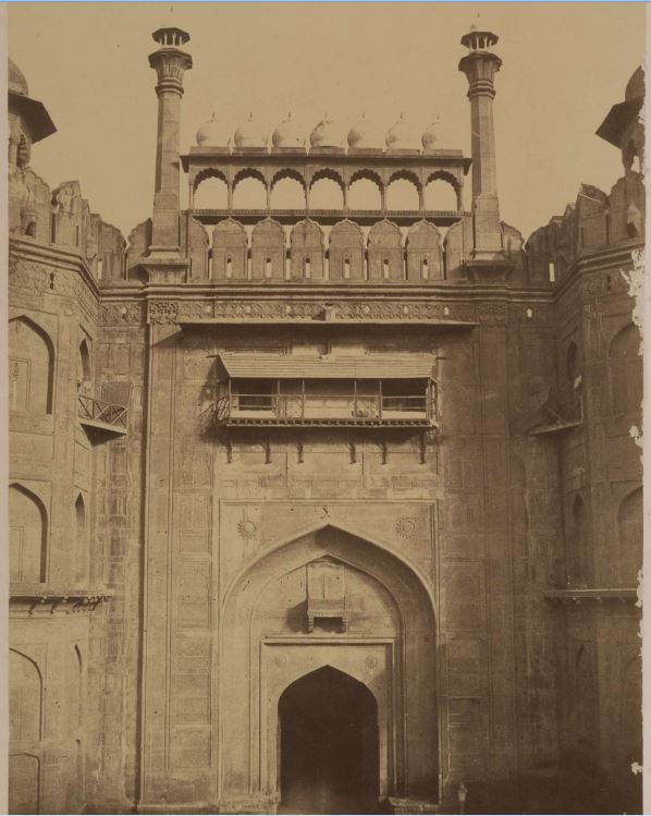 Lahore Gate of the Red Fort, Lal Kila, Delhi - c.1857-1858