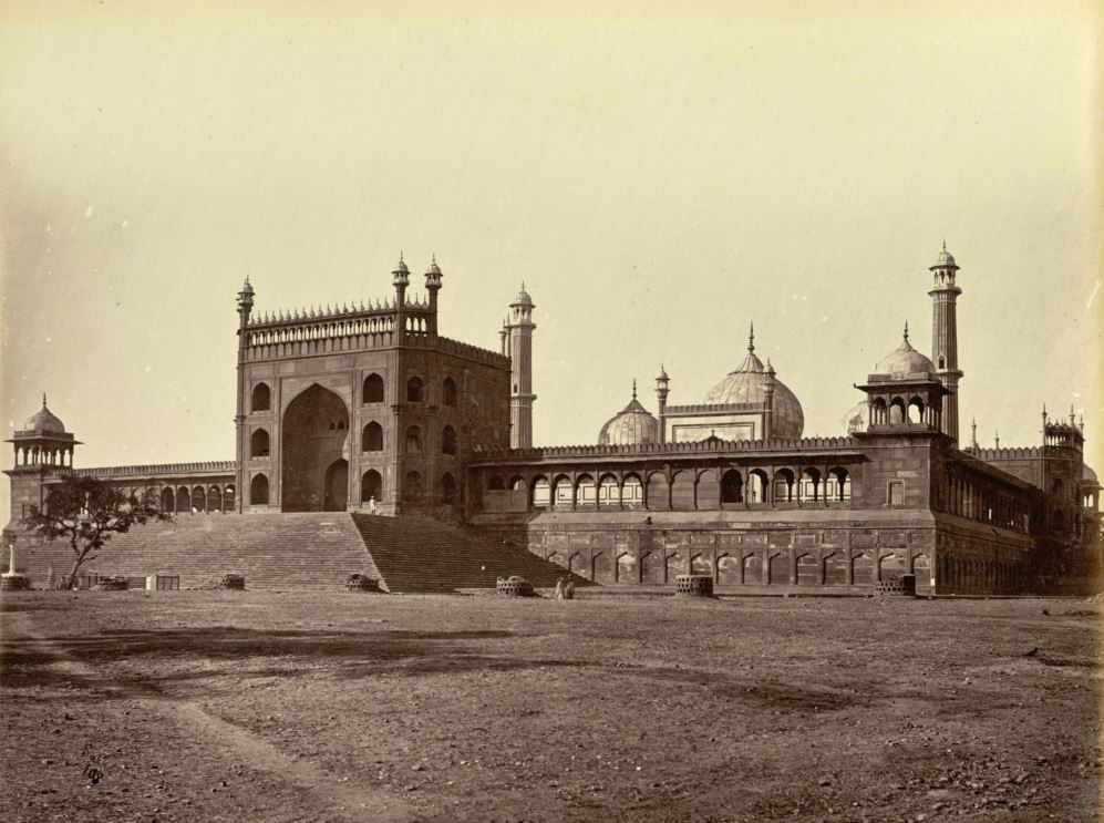 The-Juma-(Jami)-Musjid,-Delhi--1875