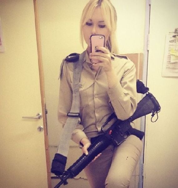 Military Girl Selfie Military Girl Selfie