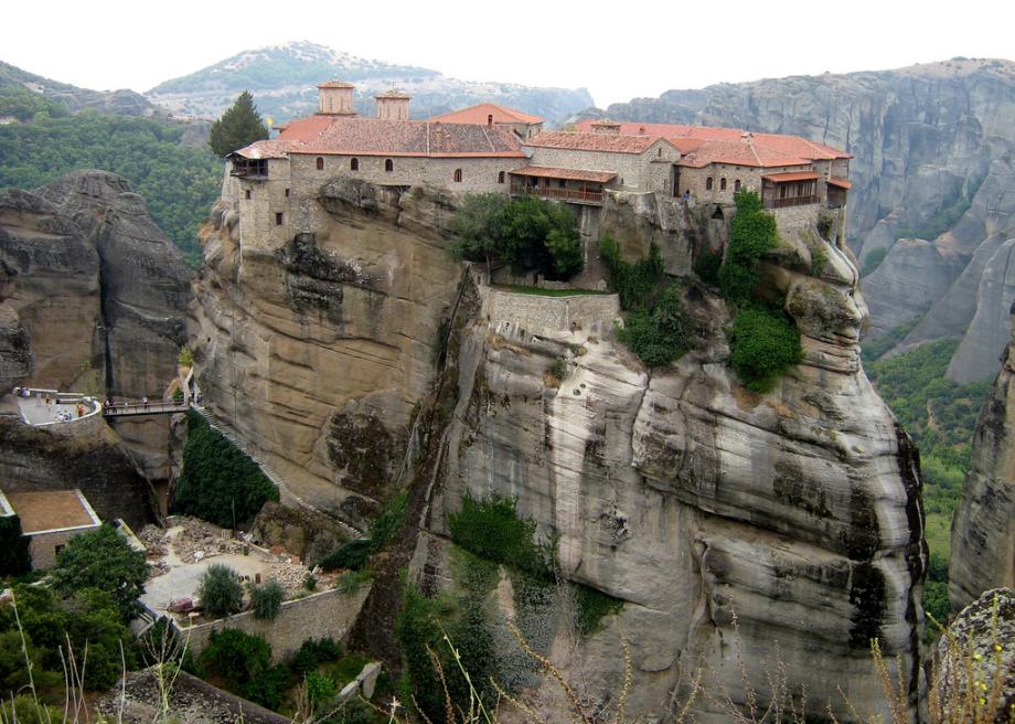 church, cliffs, greece, meteora, monasteries, monastery, monks, photos, places, temple, travel, UNESCO World Heritage, must visit before you die, must see before you die