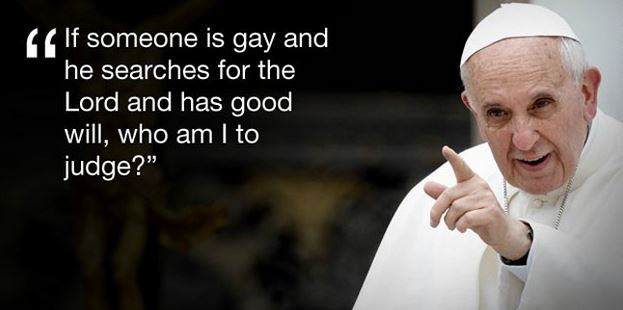 Pope francis on homosexuals