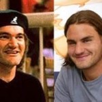 Quentin Tarantino and Roger Federer