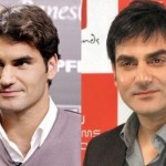 Roger Federer & Bollywood actor Arbaaz Kha