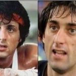 Sylvestre Stallone and Diego Milito