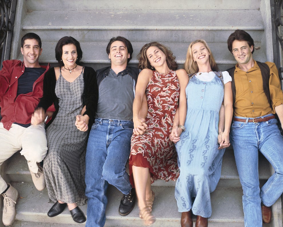 Friends, cast of friends, photos of friends, jennifer aniston, courteney cox, lisa kudrow, matt leblanc, matthew perry, david schwimmer