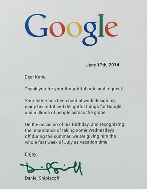 Reply Of Letter By Google