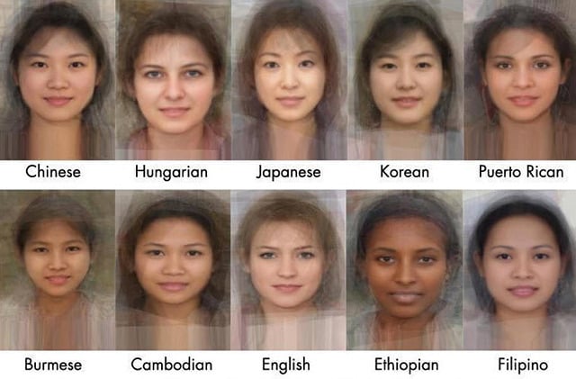 software imagining, image recreation, women look by software, face research, face comparison