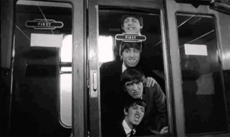 the beatles, beatles film, the beatles 1964 film, a hard day's night, retro, hollywood band, paul, george, john, ringo, comedy film