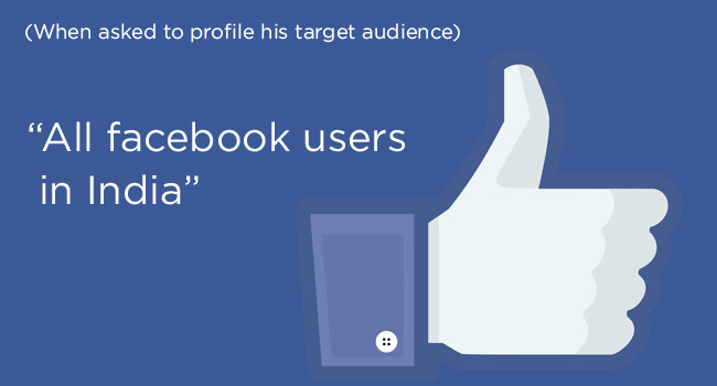 Indian advertising client,funny,creative,shit thing,comedy,humour,brand colours,facebook users,target audience,cheerful and positive,lunch, award winning international ad,looks sexy and appealing,great script,marketing strategy,viral video,indian men,big idea for this brand,bollywood celebrity