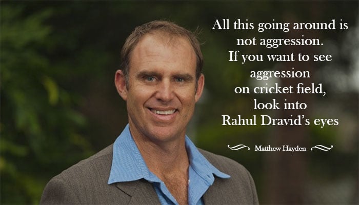 Rahul dravid,true gentlemen,rahul dravid on patience,respect,brett lee,ian channel,chris gayle,brian lara,steve waugh,matthew hayden,navjot singh sidhu,harsha bhogle