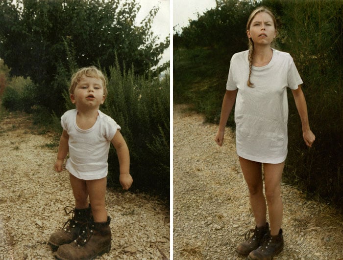top photo recreations, childhood to adulthood, childhood photos, before and after, amazing photos, wow, Meeting Hulk Hogan