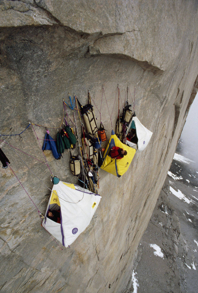 Cliff camping