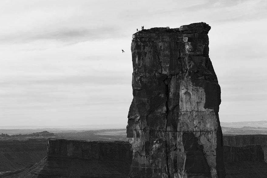 Base jumping: a sport invented by people who absolutely can't get enough death-defying danger in their lives.