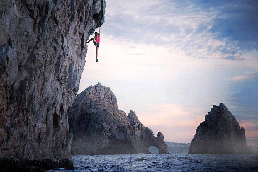 Climbing in cabo san lucas