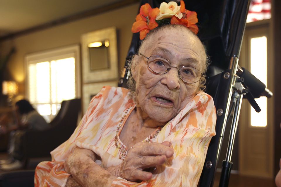 south Arkansas woman celebrated her 116th birthday,oldest confirmed living American,second-oldest person in the world,Gerontology Research Group,Gertrude Weaver,116-year-old Misao Okawa of Japan,11th oldest person of all time