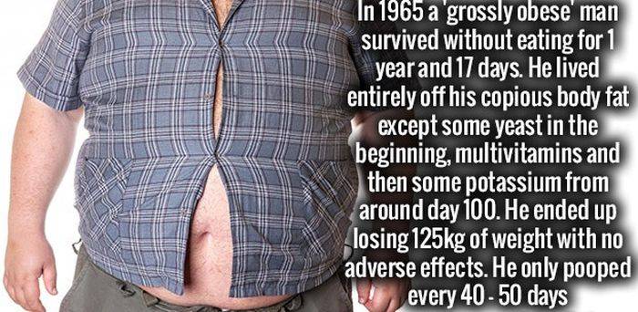 This grossly obese man did something unusual and unbelievable