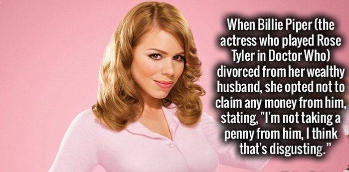 Billie Piper divorce controversy