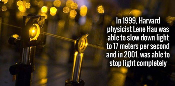 Lene Hau Experiment- Slowed down light to 17 meters per second