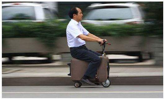 motorized suitcase
