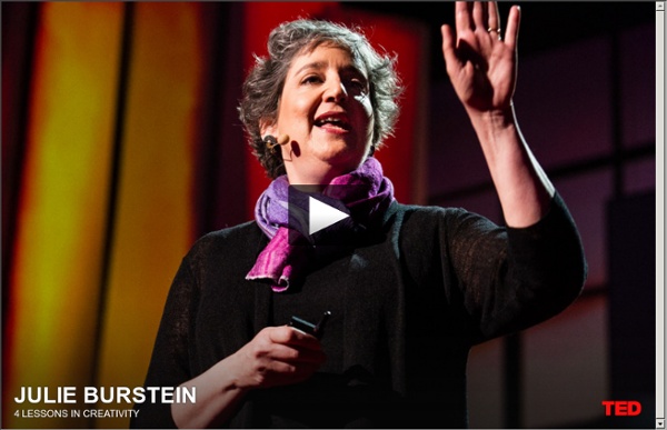 ted,TED Talk,radio host Julie Burstein,Experience,Challenge,Limitation,Loss,pay attention to the world around us,embrace challenge and change ,pushing upon the limits,Creativity is essential,creativity to flourish