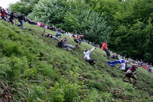 Cheese-rolling