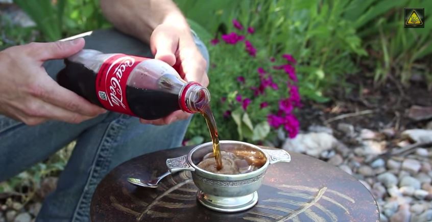 coca cola freeze in one second
