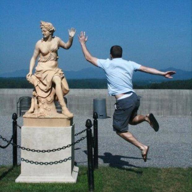 People Brought Statues to Life 9