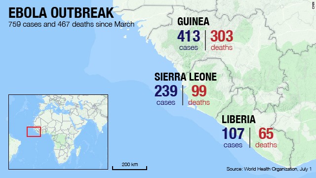 World health organization, health emergency, guinea, liberia, and sierra leone, ebola virus, epidemic, infectious disease