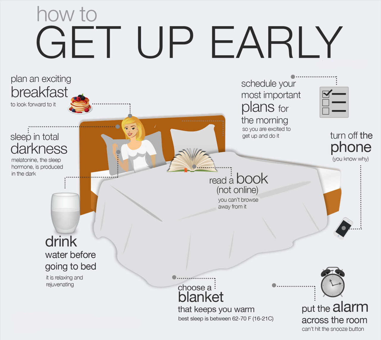 how to get up early