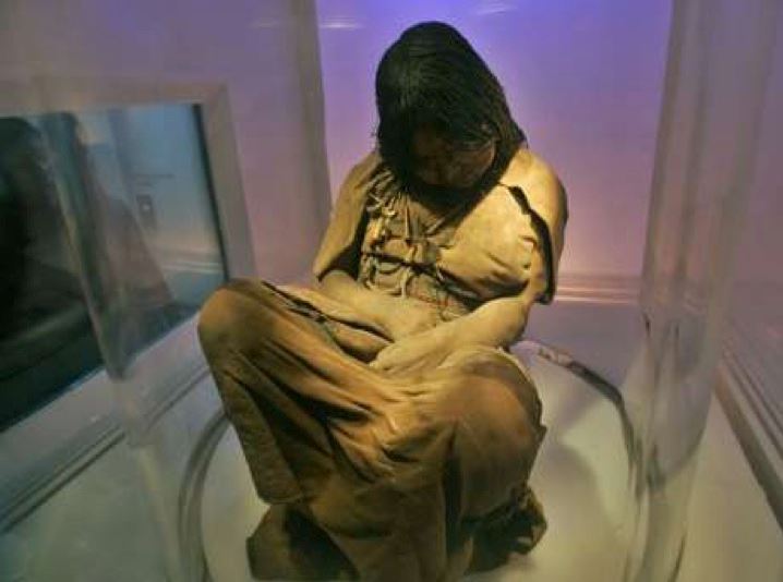 15 year old girl from the Incan Empire who has been frozen for 500