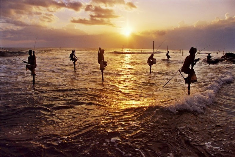 sri lanka, Stilt Fishermen, dying tradition, unawatuna, weligama, travel