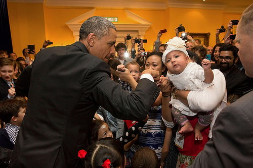 Obama with kids, kids with obama, kids in white house, barack obama, white house official images flickr, adorable child, usa, funny images white house, obama kidding, funny side of obama, fun photos usa kids, lol images, omg images, cute kids with president, baby with obama, babies with obama