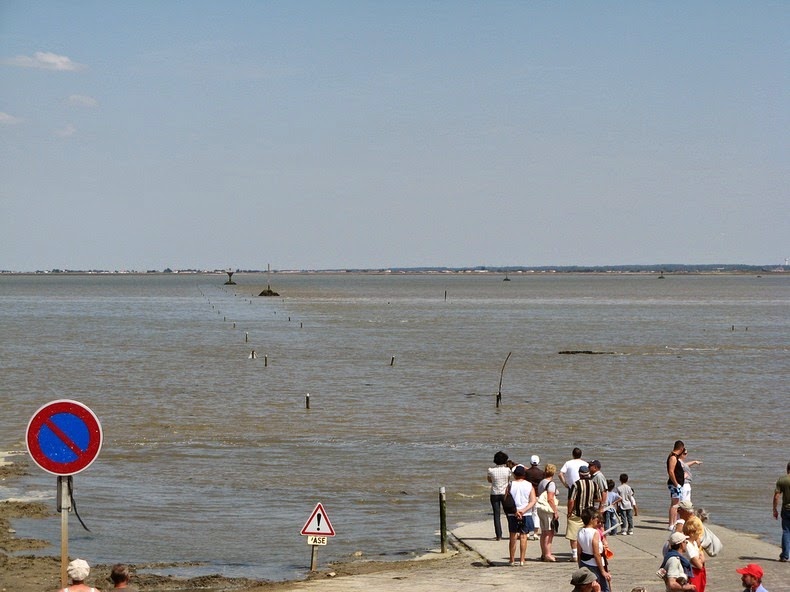 Passage du gois, passage du gois photos, france, tidal photo, island of noirmoutier, department of vendee, tidal, moving to france, travel to france, foulées du gois