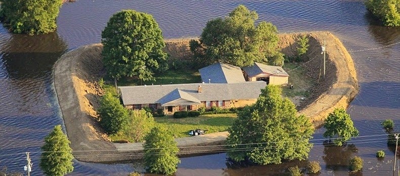 mississippi, island homes, flood homes, how to save home from flood, america, wow