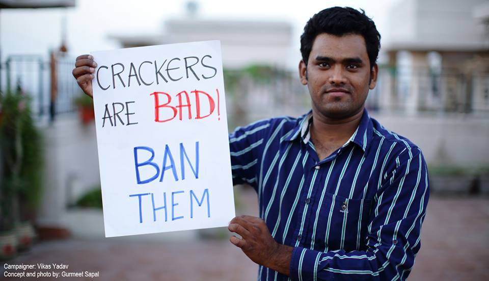 diwali 2014, go green, say no to crackers, pollution, save earth, india