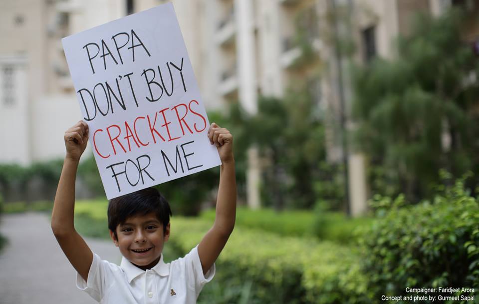 diwali 2014, go green, say no to crackers, pollution, save earth, india