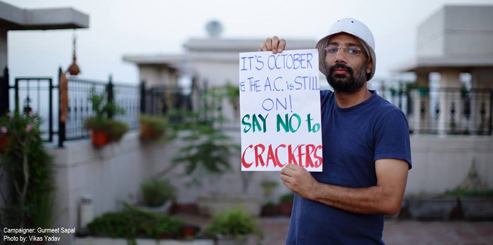 diwali 2014, go green, say no to crackers, pollution, save earth, india