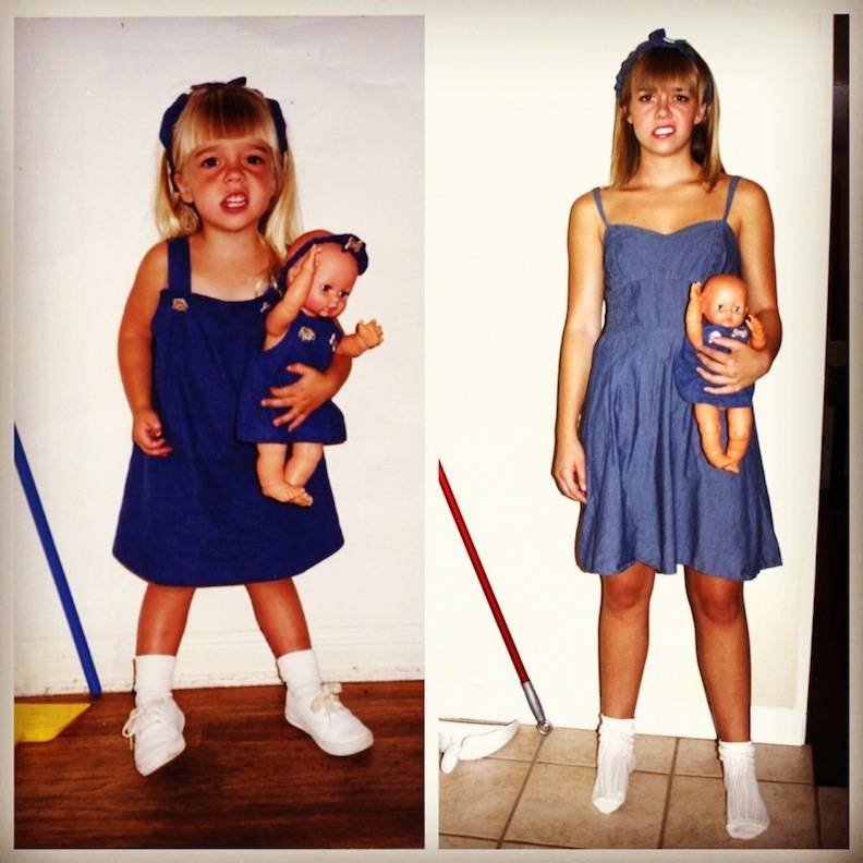 Childhood photos, creativity, photos recreation, adult in childhood, baby picture, baby vs adult, lol, omg, wtf, rofl, love, hilarious, recreate baby images