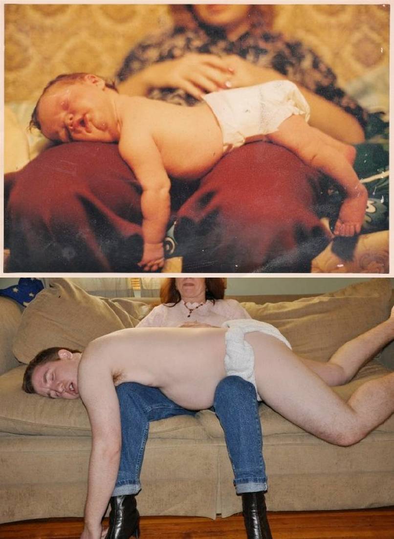 Childhood photos, creativity, photos recreation, adult in childhood, baby picture, baby vs adult, lol, omg, wtf, rofl, love, hilarious, recreate baby images