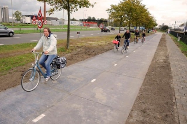 World’s First Solar Cycle Road Built & Opened In Amsterdam