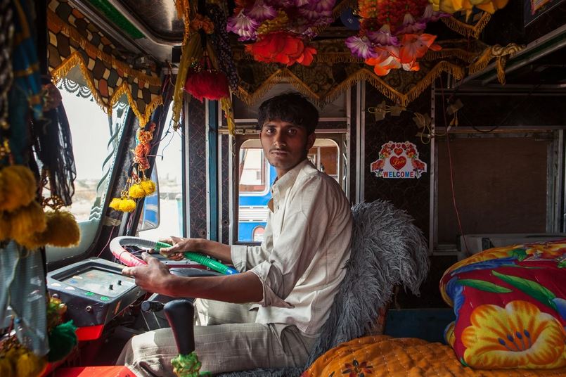 Horn please, decorated trucks of india, dan eckstein, colorful indian trucks, lifeline of indian roads, india, awesome, wow, indian truck driver photo, buri nazar wale tera muh kala, use dipper at night, ok tata, fil milenge, writeups on indian trucks