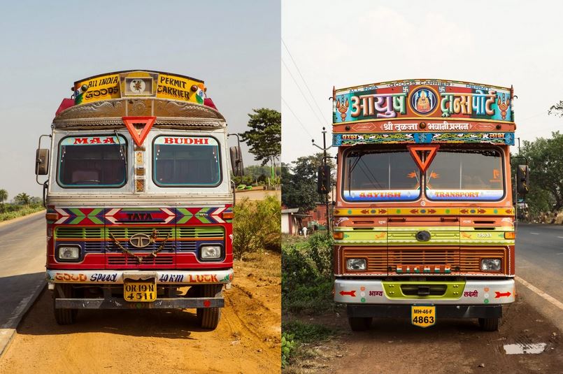 horn please, decorated Trucks of India, dan eckstein, colorful indian trucks, lifeline of indian roads, india, awesome, wow, indian truck driver photo, buri nazar wale tera muh kala, use dipper at night, Ok tata, fil milenge, writeups on indian trucks